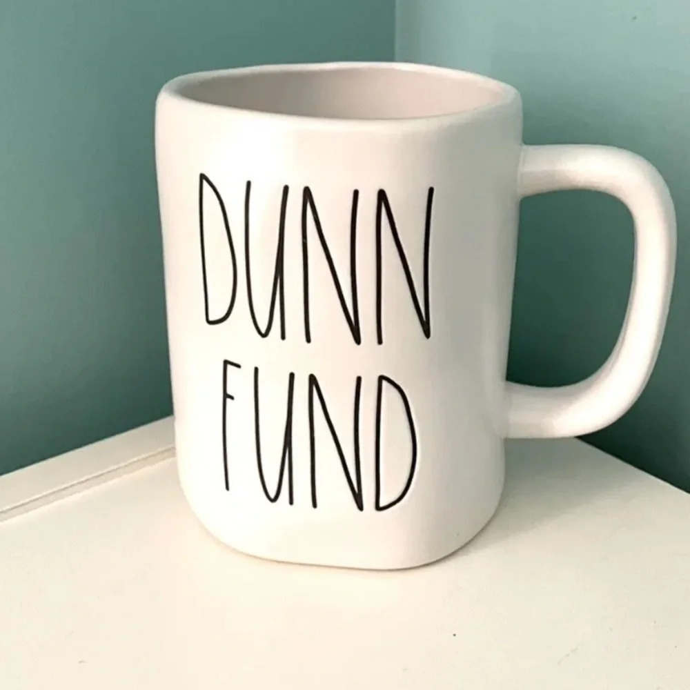 Rae Dunn, “Dunn Fund” Mug, New